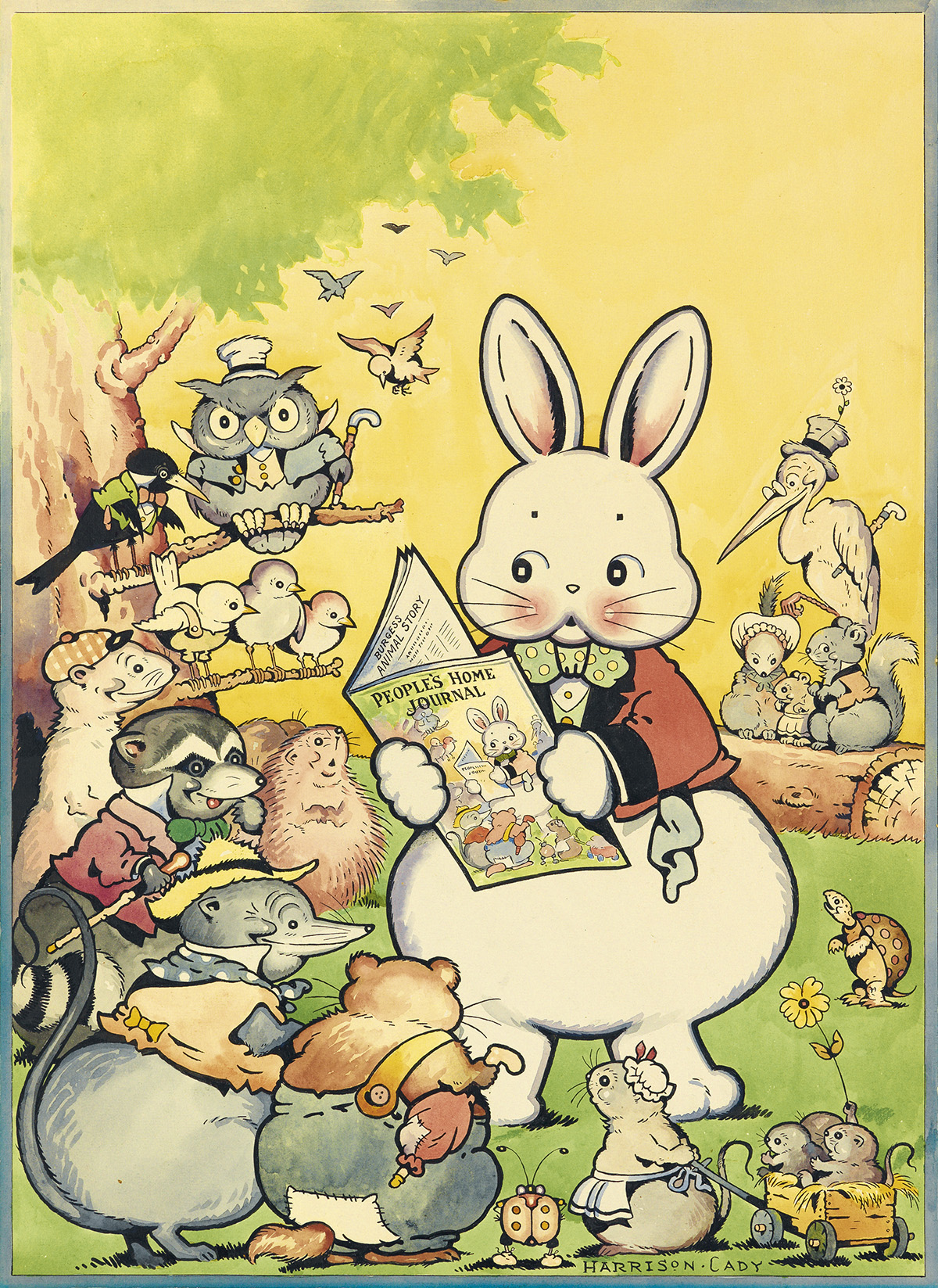 (CHILDRENS.)  HARRISON CADY. Peter Rabbit and His Friends.